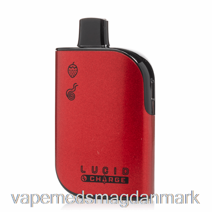 Vape Uden Nikotin Lucid Charge 7000 Engangs Sur Jordbærpunch